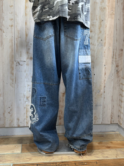 Pepe Jeans Patch Design Denim Pants