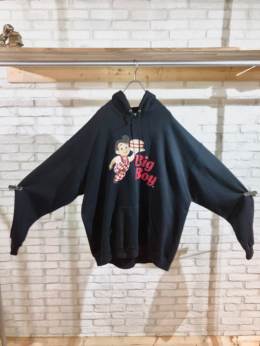"BIG BOY" 10s Oversized Printed Hoodie