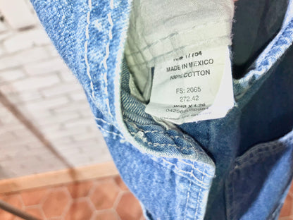 "KEY" Old Denim Overalls