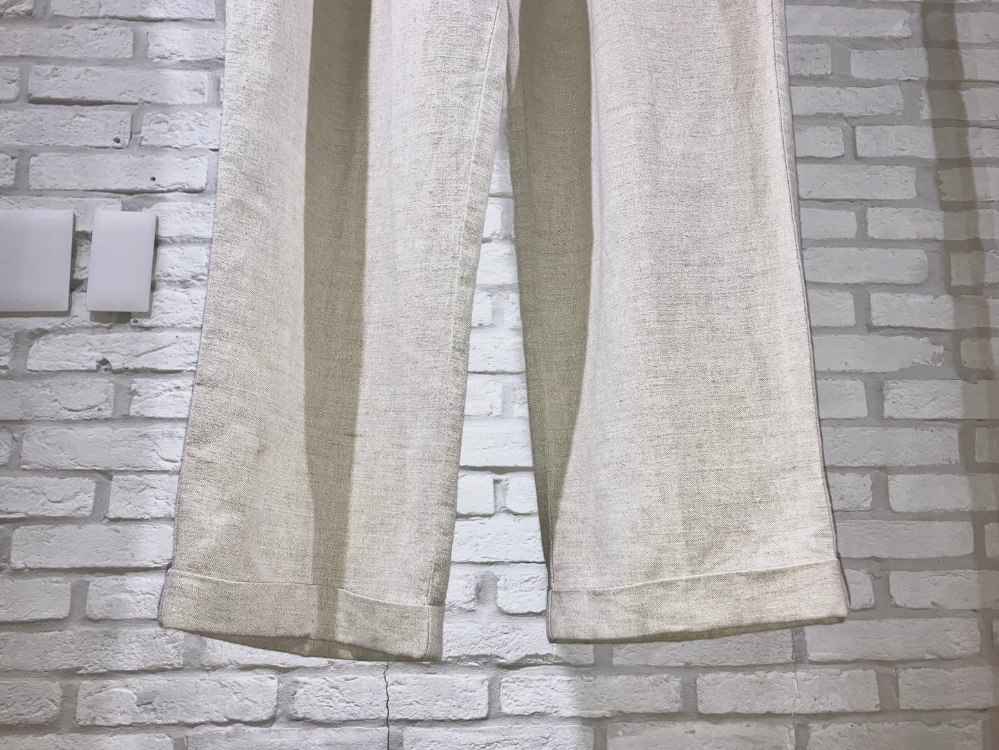 "DOCKERS" 00s Linen&Cotton Wide Slacks