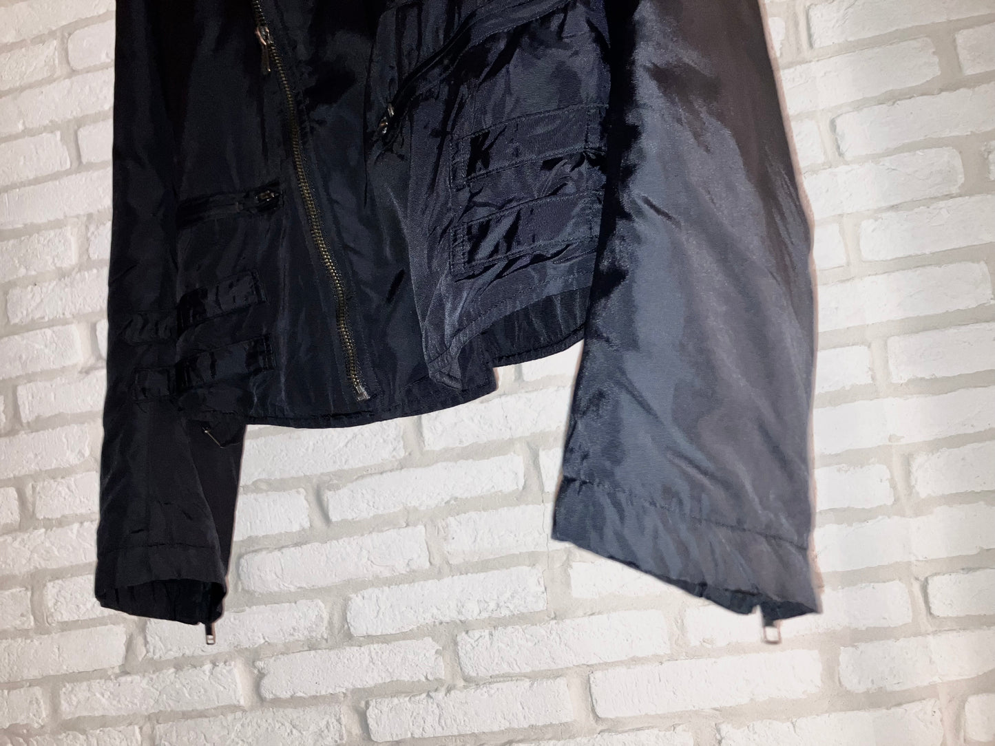 "DNKY" Old Nylon Double Riders JKT