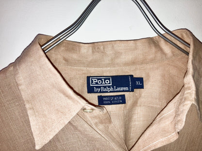 "Polo by Ralph Lauren" Old Nice Color Linen Shirt