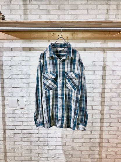 "Carhartt" Old Heavy Flannel Check Shirt