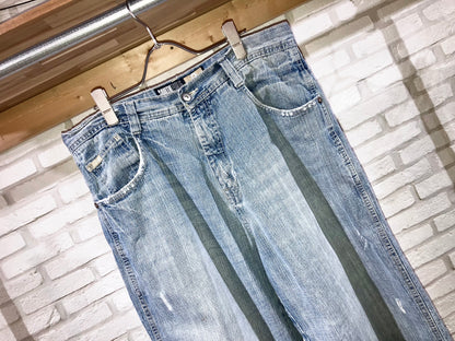 "SOUTH POLE" Old Wide Denim Pants
