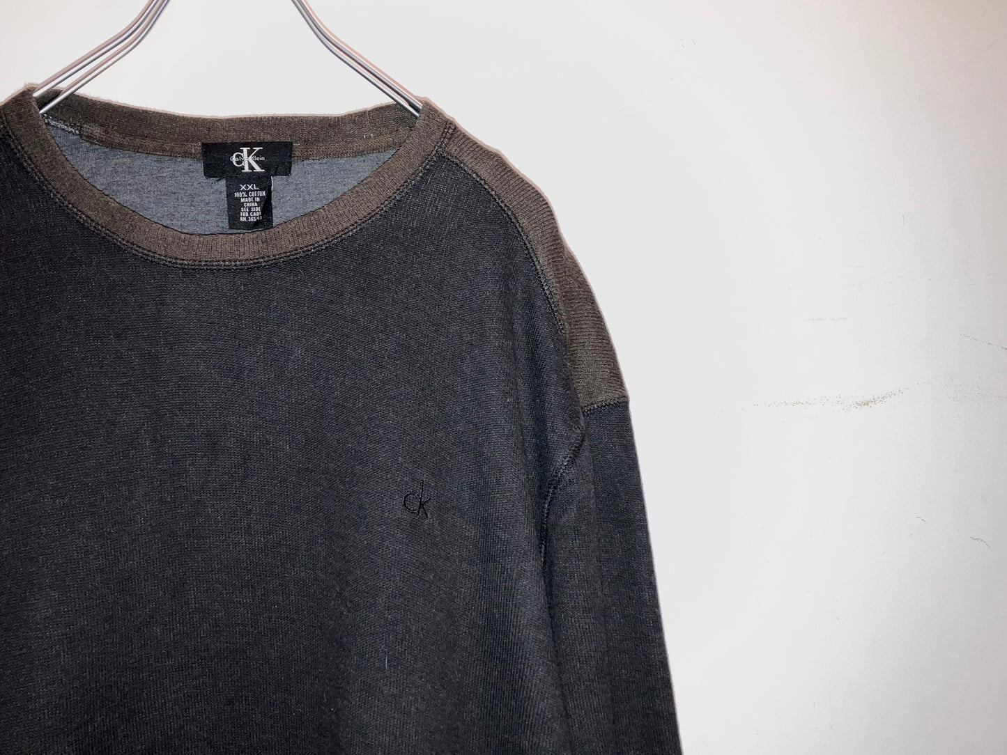 "CK Calvin Klein" 00s Design Rib Tops