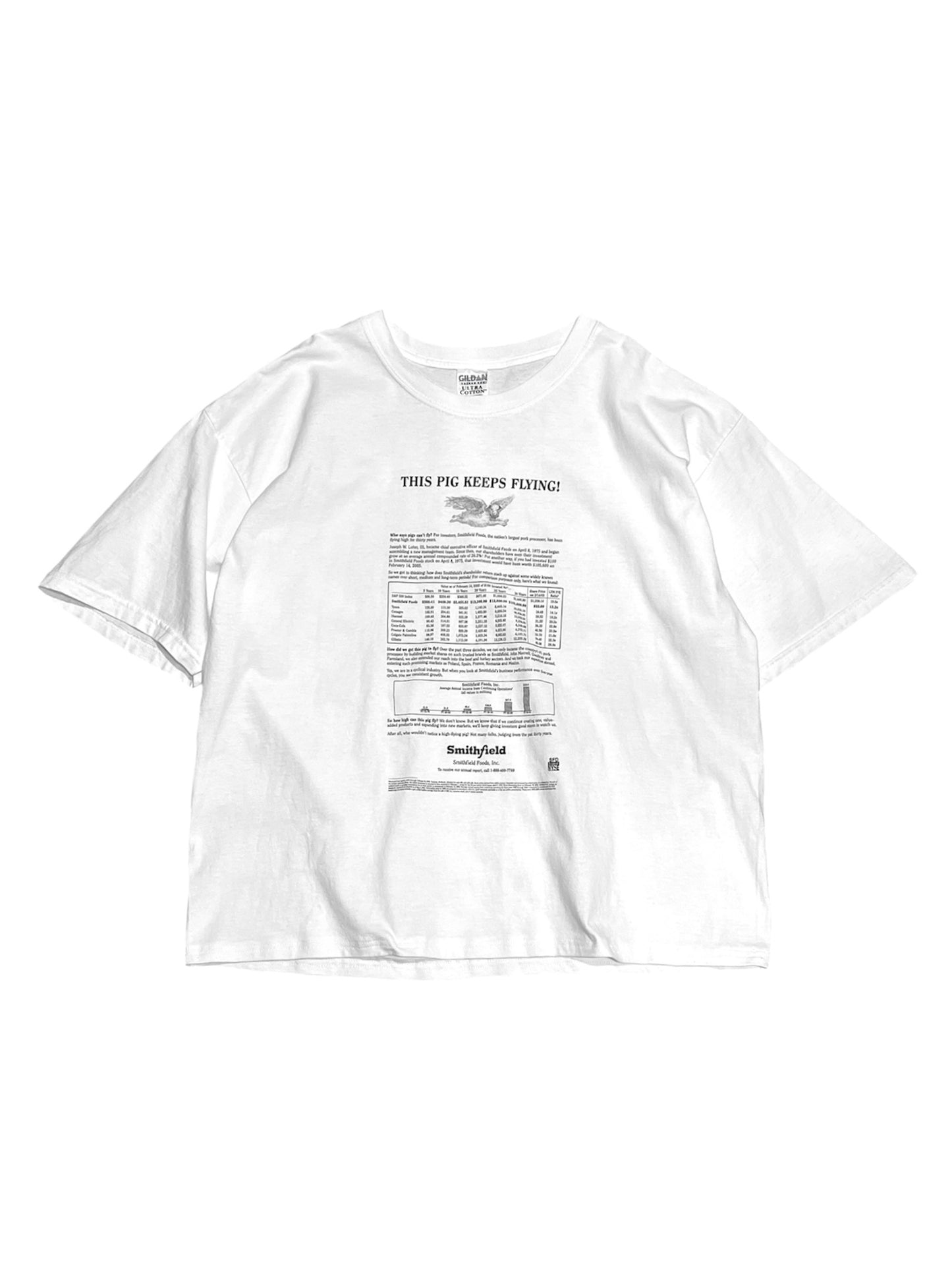 Flying Pig print Tee