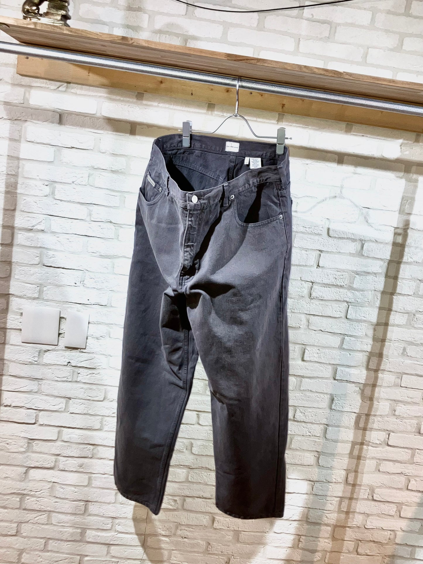 "CK Calvin Klein" 00s Color Denim Wide Pants