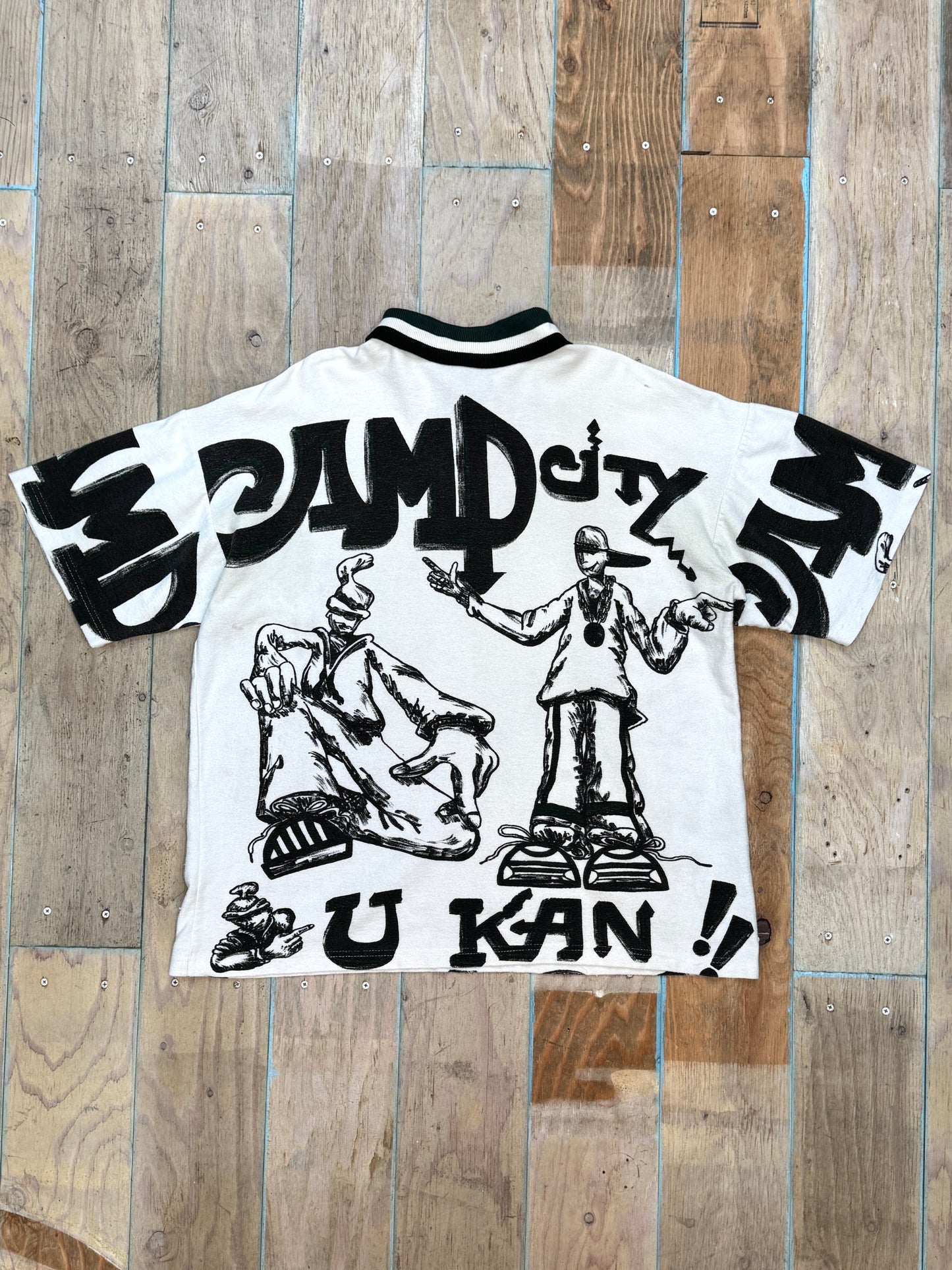 Old "CAMP CITY U KAN !" Polo Shirt