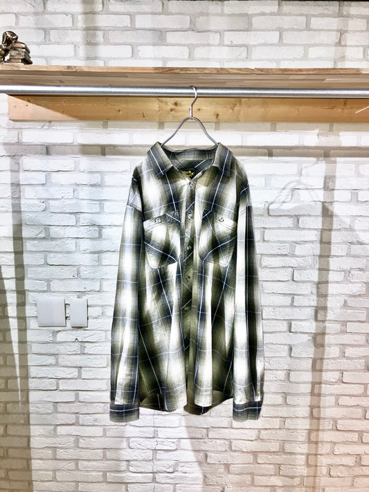 00s Ombre Check Shirt