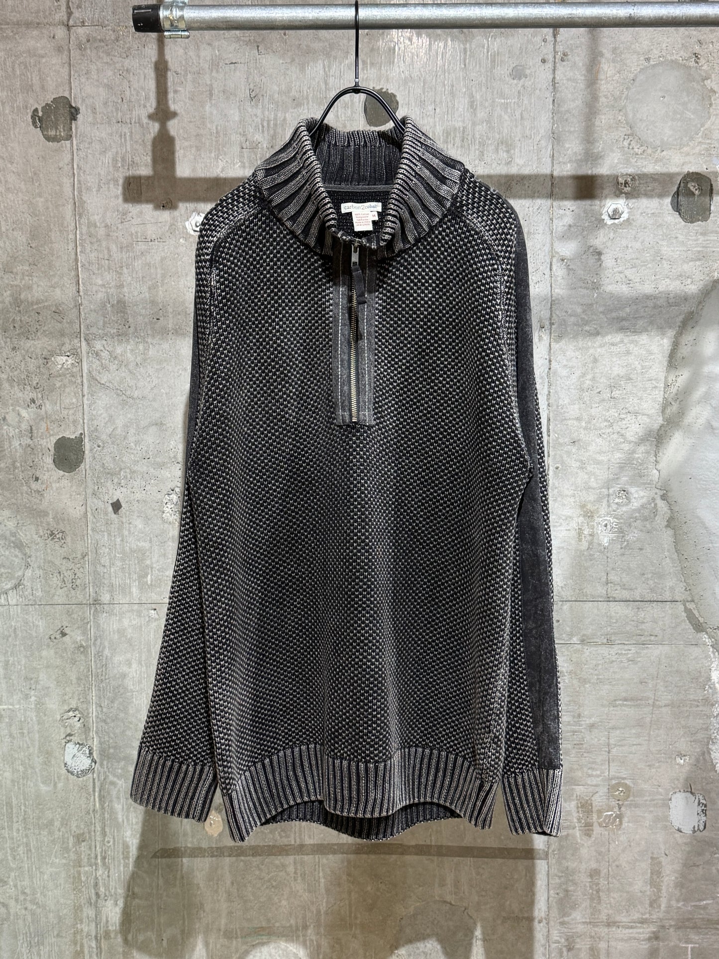 00's Half-zip carbon2cobalt Sweater