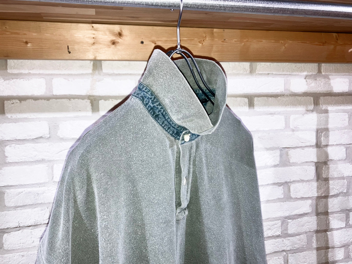 Old Garment dye Polo Shirt