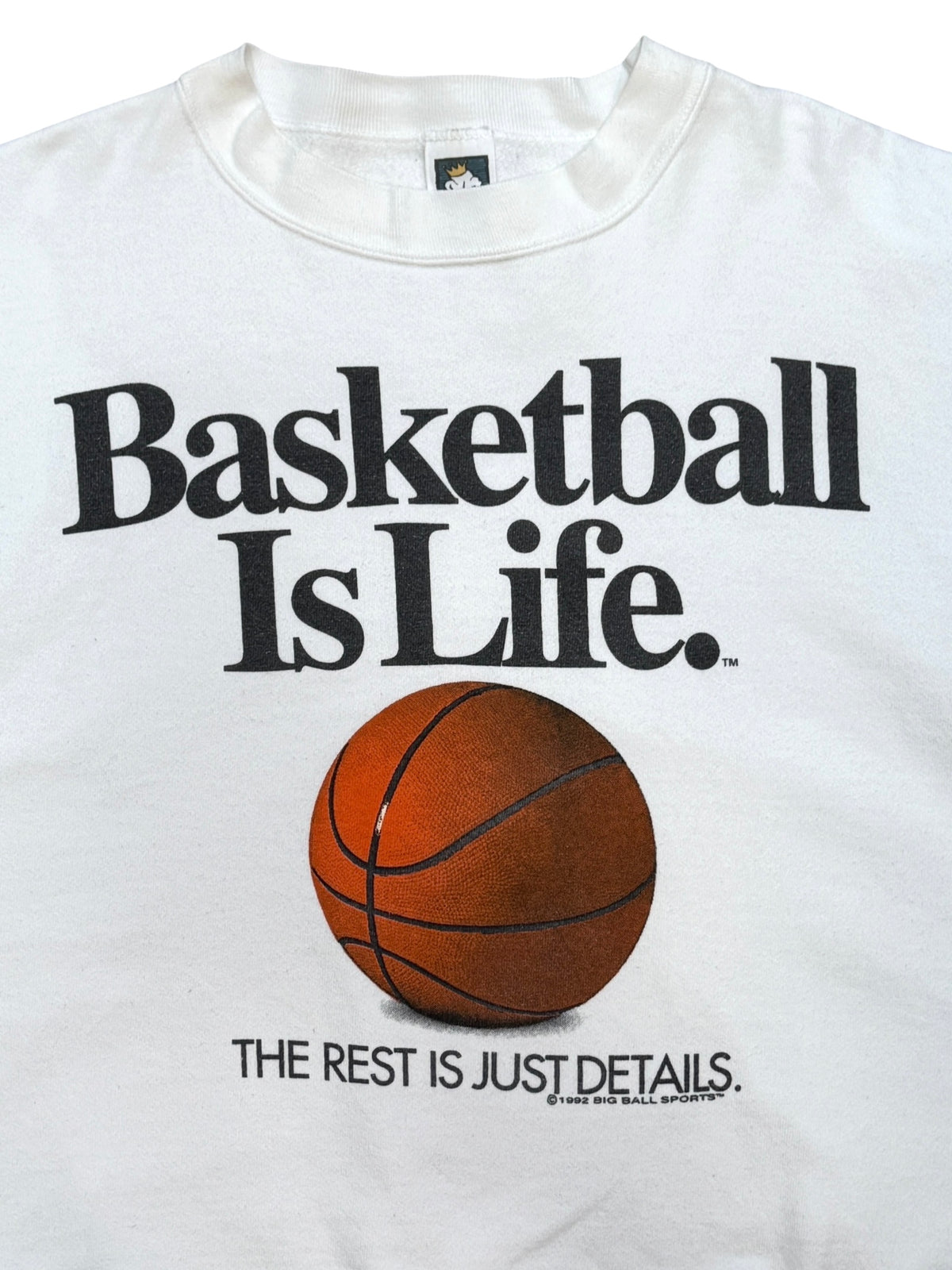 90s Vintage Basketball Is Life Sweatshirt