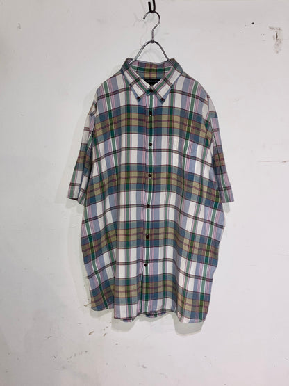 "LANDS'END" Old Check Shirt