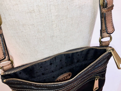 00s Super Big Zipper Leather Bag