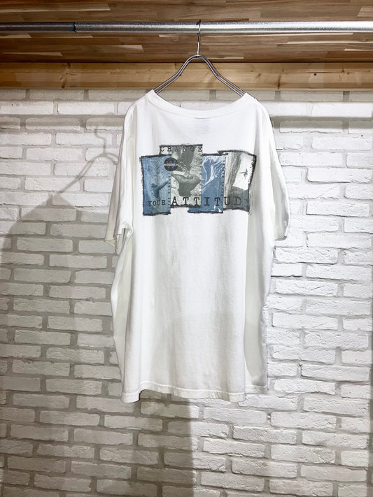 "WOOLRICH" Old Printed Tee