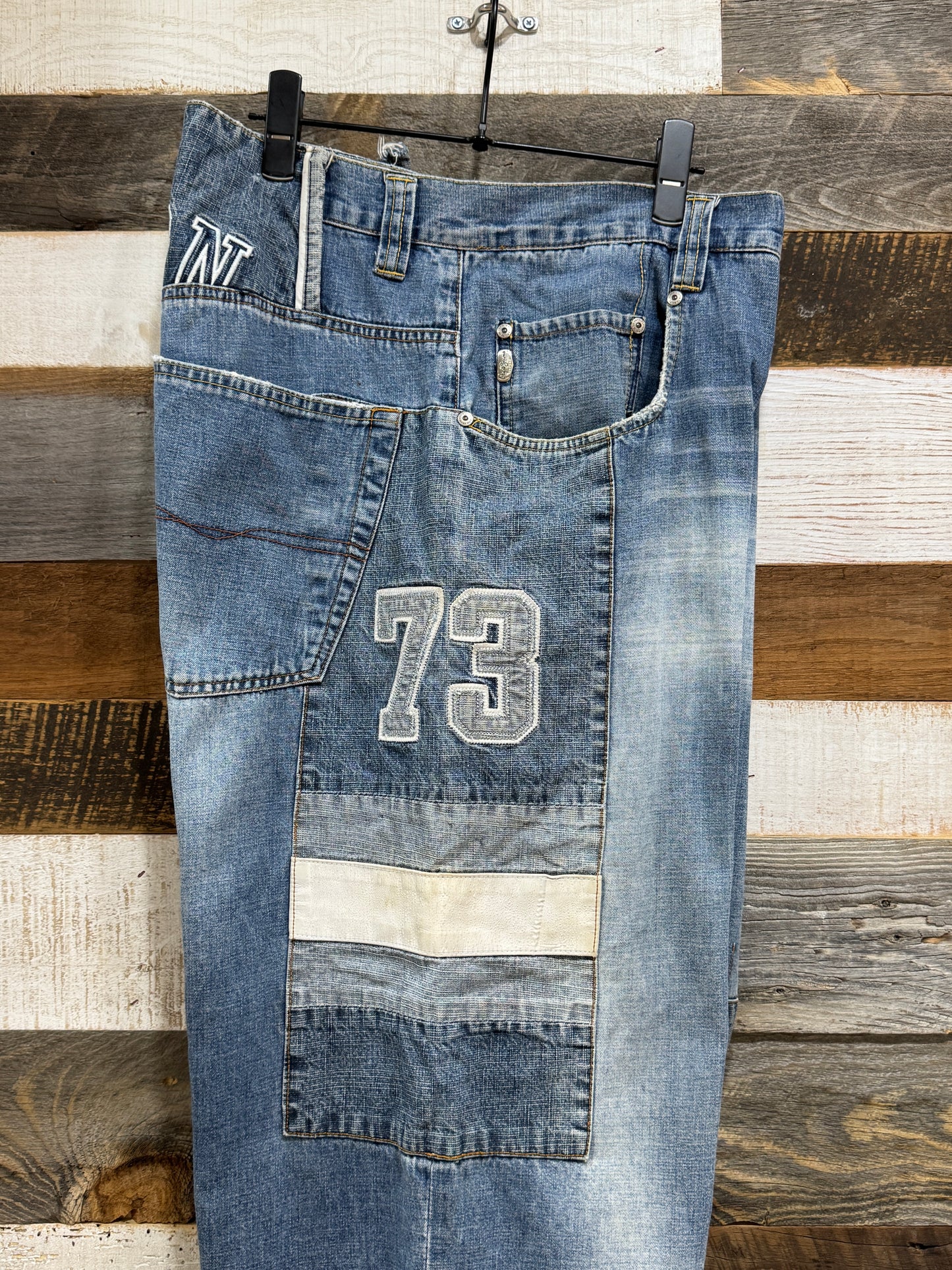 Pepe Jeans Patch Design Denim Pants