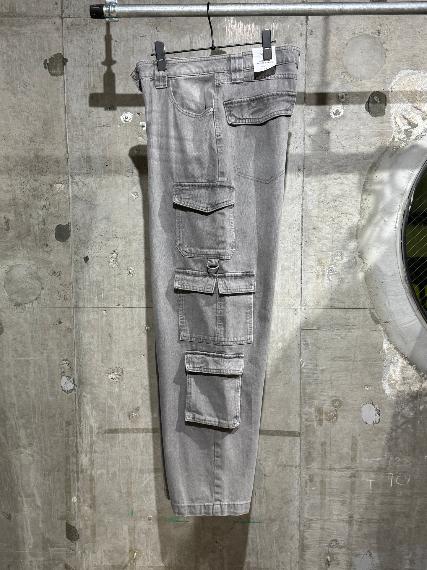 Grey 11 Pocket Cargos