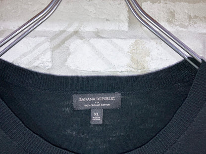 "BANANA REPUBLIC" 10s Knit Pocket Tee