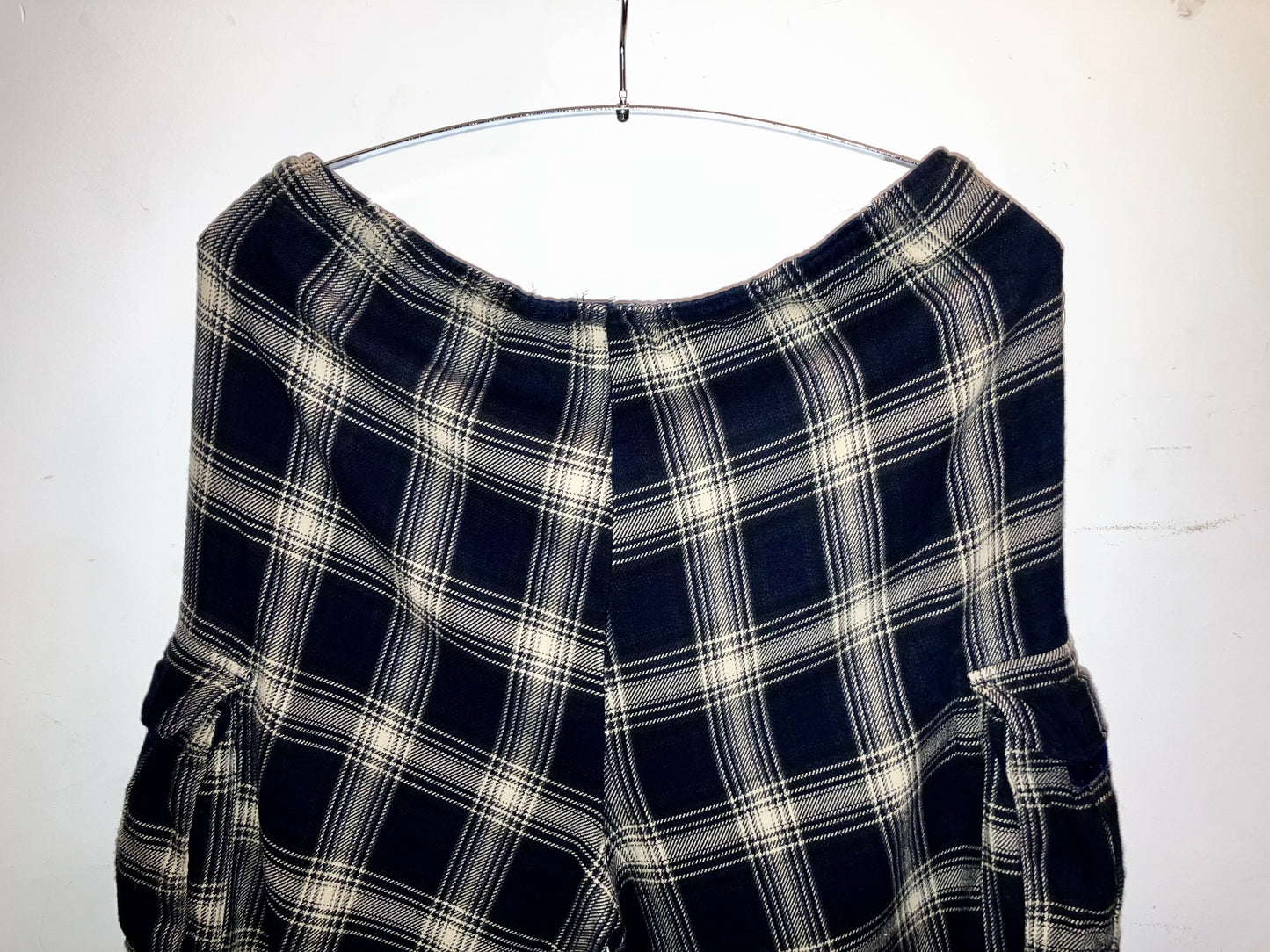 "GAP" Old Super Wide Check Cargo EZ Pants