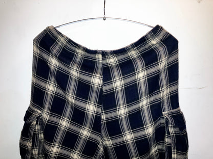 "GAP" Old Super Wide Check Cargo EZ Pants