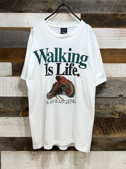 90s Big Ball Sports Walking Is Life. Tee