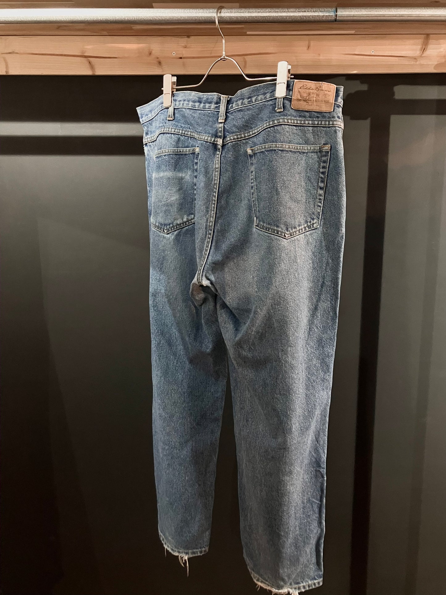 "Eddie Bauer" Old Wide Denim Pants