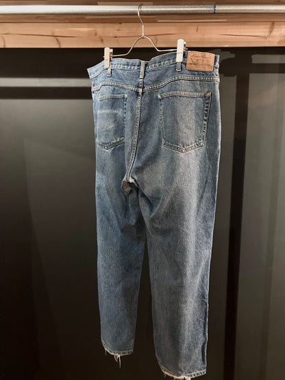"Eddie Bauer" Old Wide Denim Pants