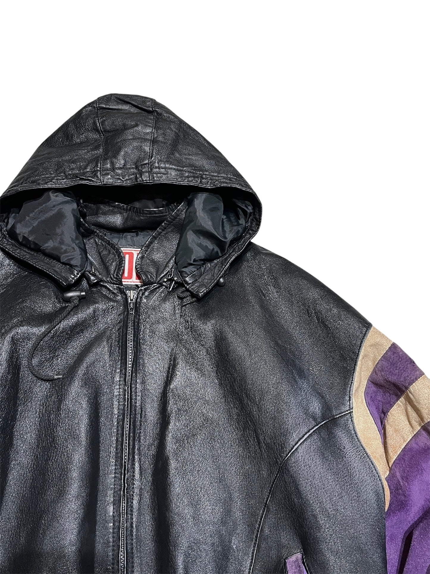 Old leather team jacket