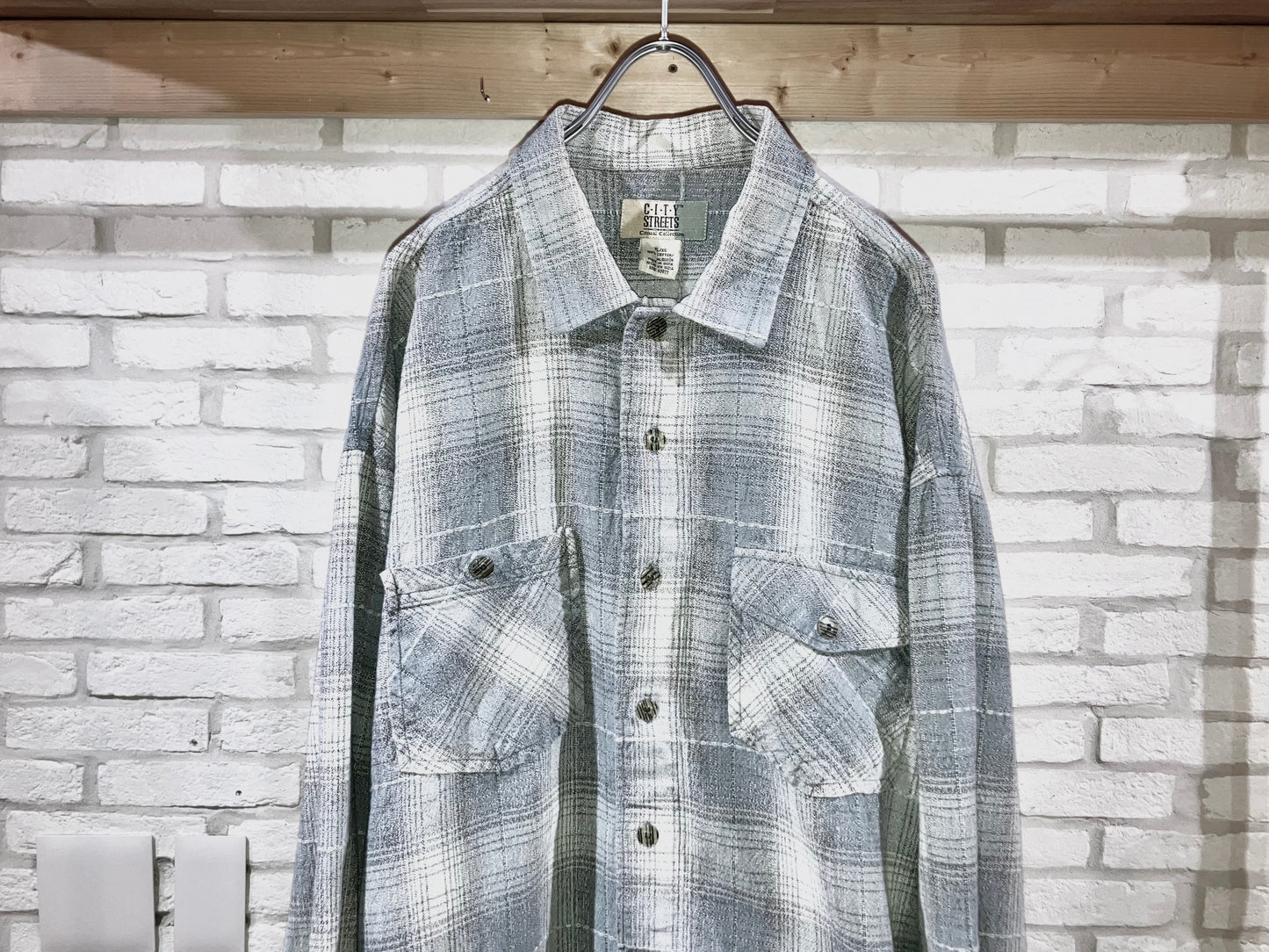 "CITY STREETS" Old Design Check Shirt