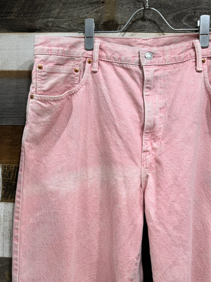 Levi's 569 Pink Denim Shorts