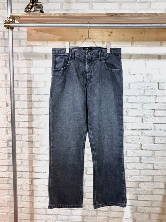 "RED HEAD" old straight denim pants