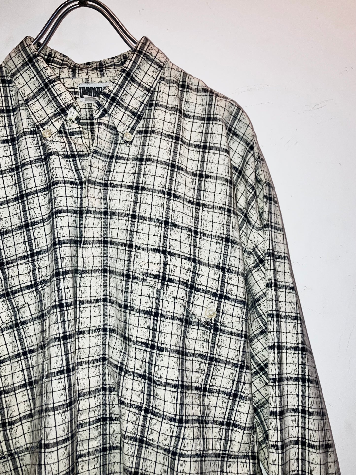 "UNISON BAY" Old Design Printed Check Shirt