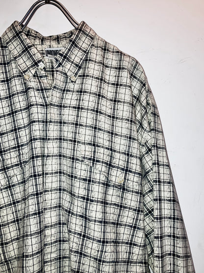 "UNISON BAY" Old Design Printed Check Shirt