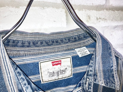 "Levi's" Old Stripe Denim Shirt