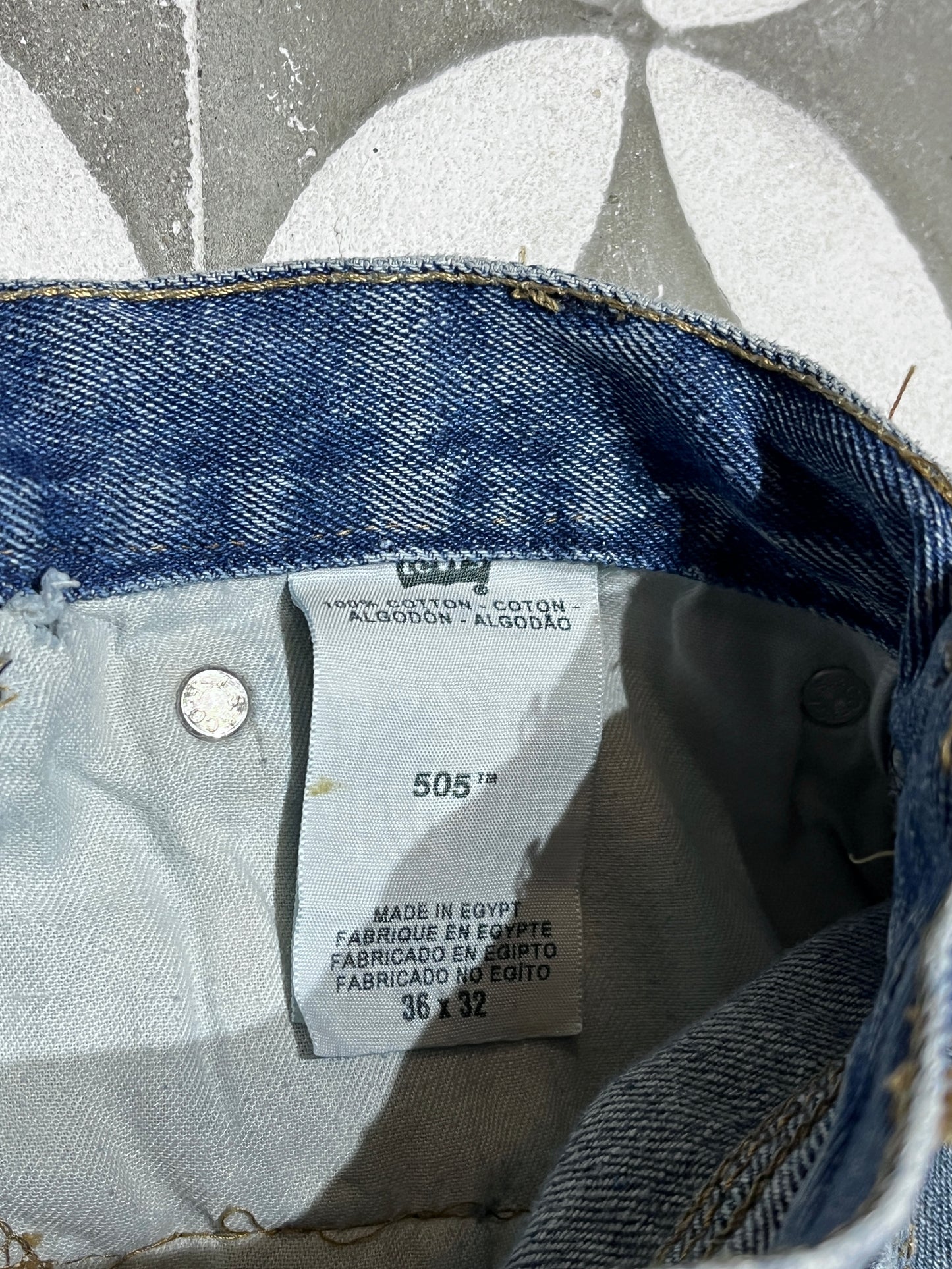 Remake baggy denim pants