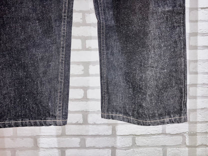 "LANDS'END" 90〜00s Yarn Dye BLK Denim Pants "NOS' Special Piece!!!"