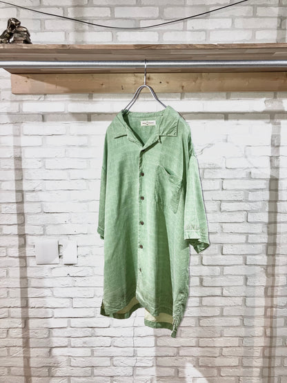 "Tommy Bahama" 00s Silk Shirt