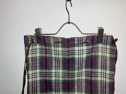 "J.CREW" Old Madras Check Bag