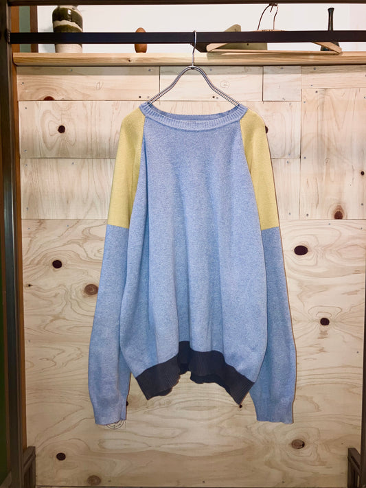 "GAP" Old Oversized Design Cotton Knit "Nice Color!!!"