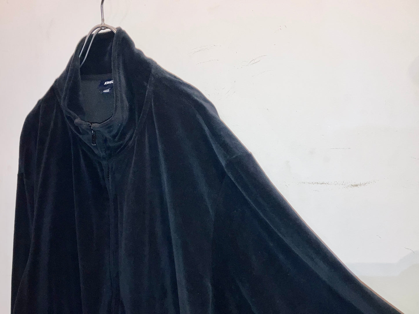 "KING SIZE" 00s Oversized Velour Track JKT