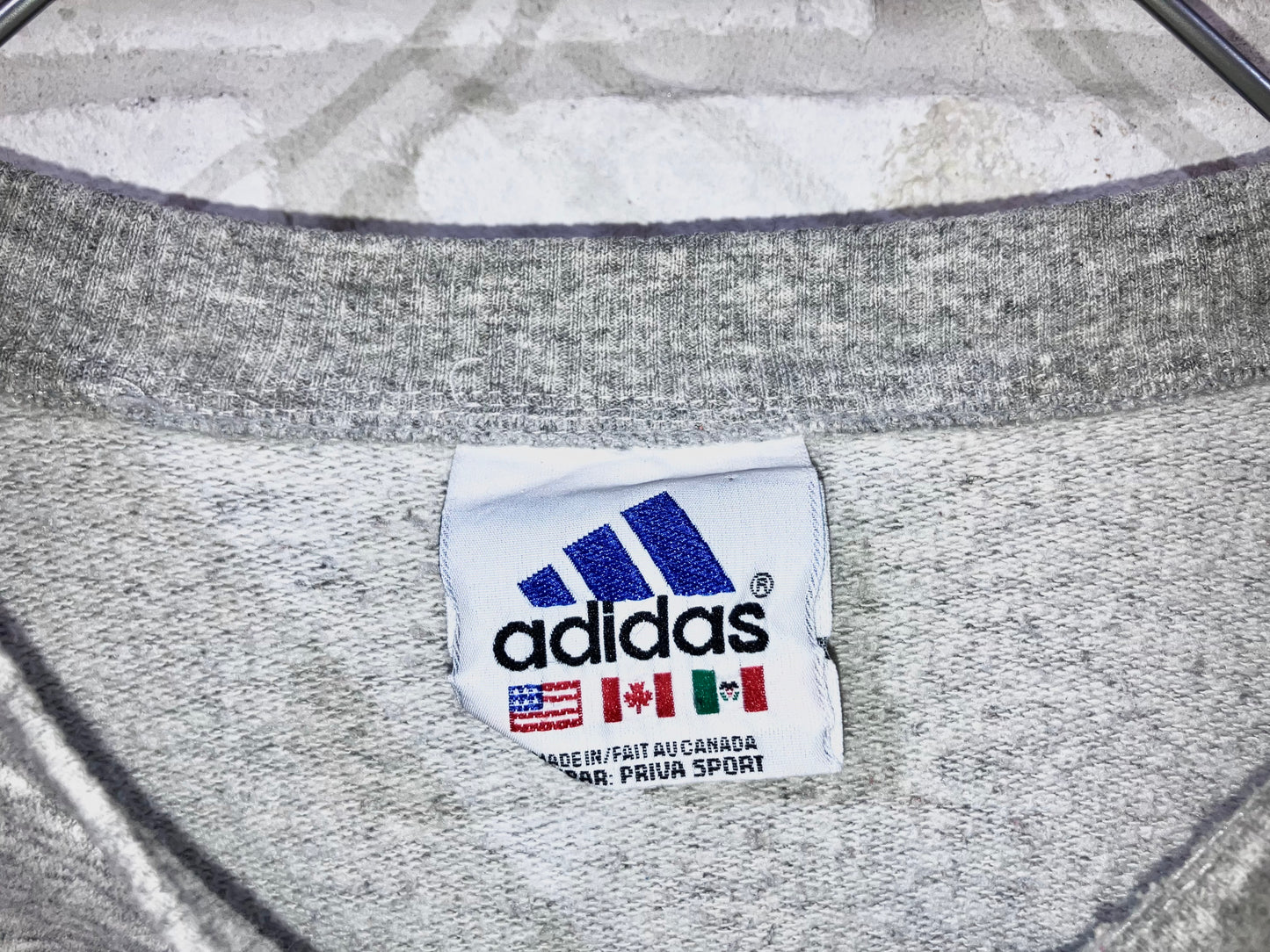 "adidas" Old Oversized Embroidery Sweat