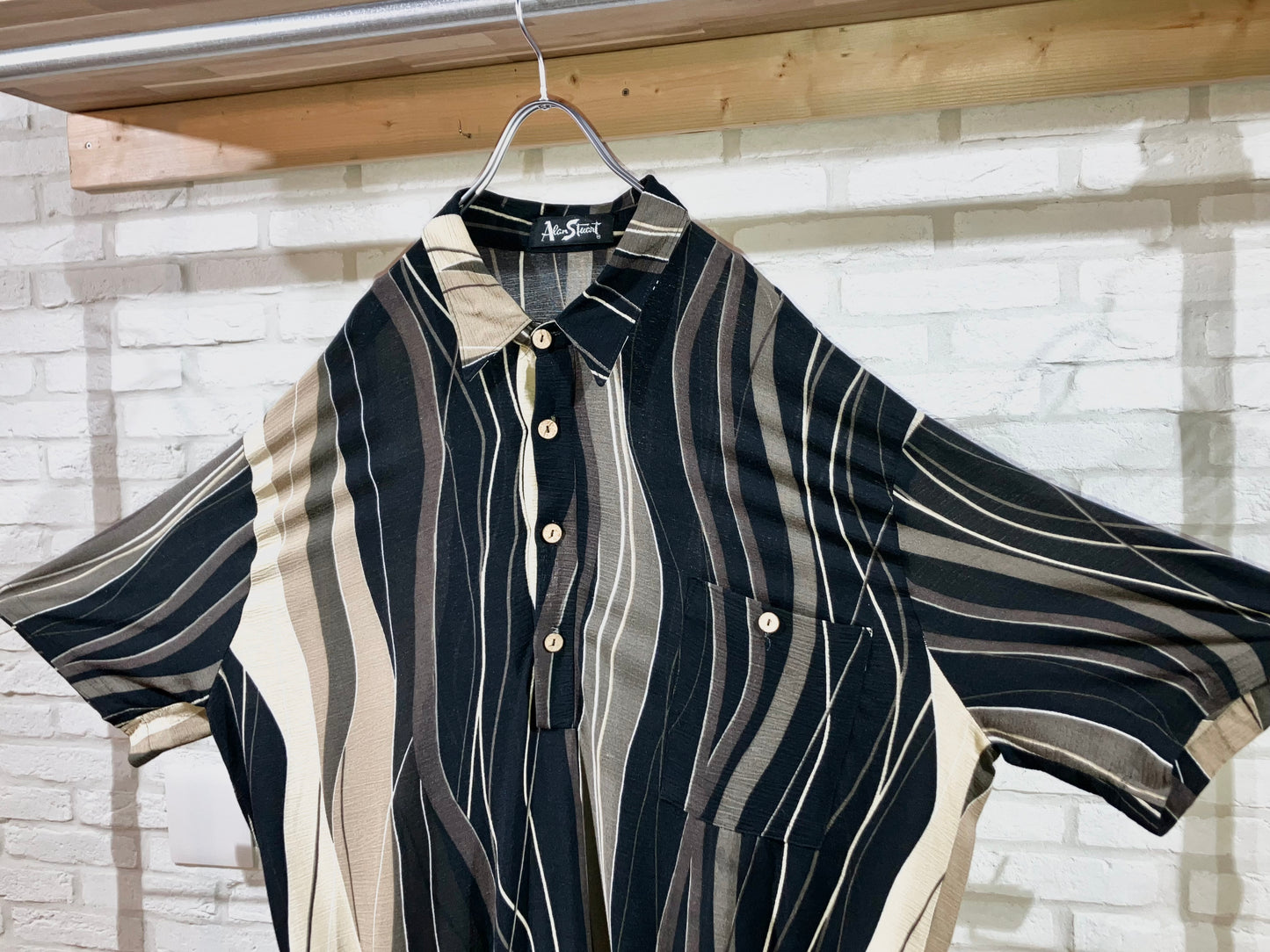 Vintage Oversized Design Pollover Shirt