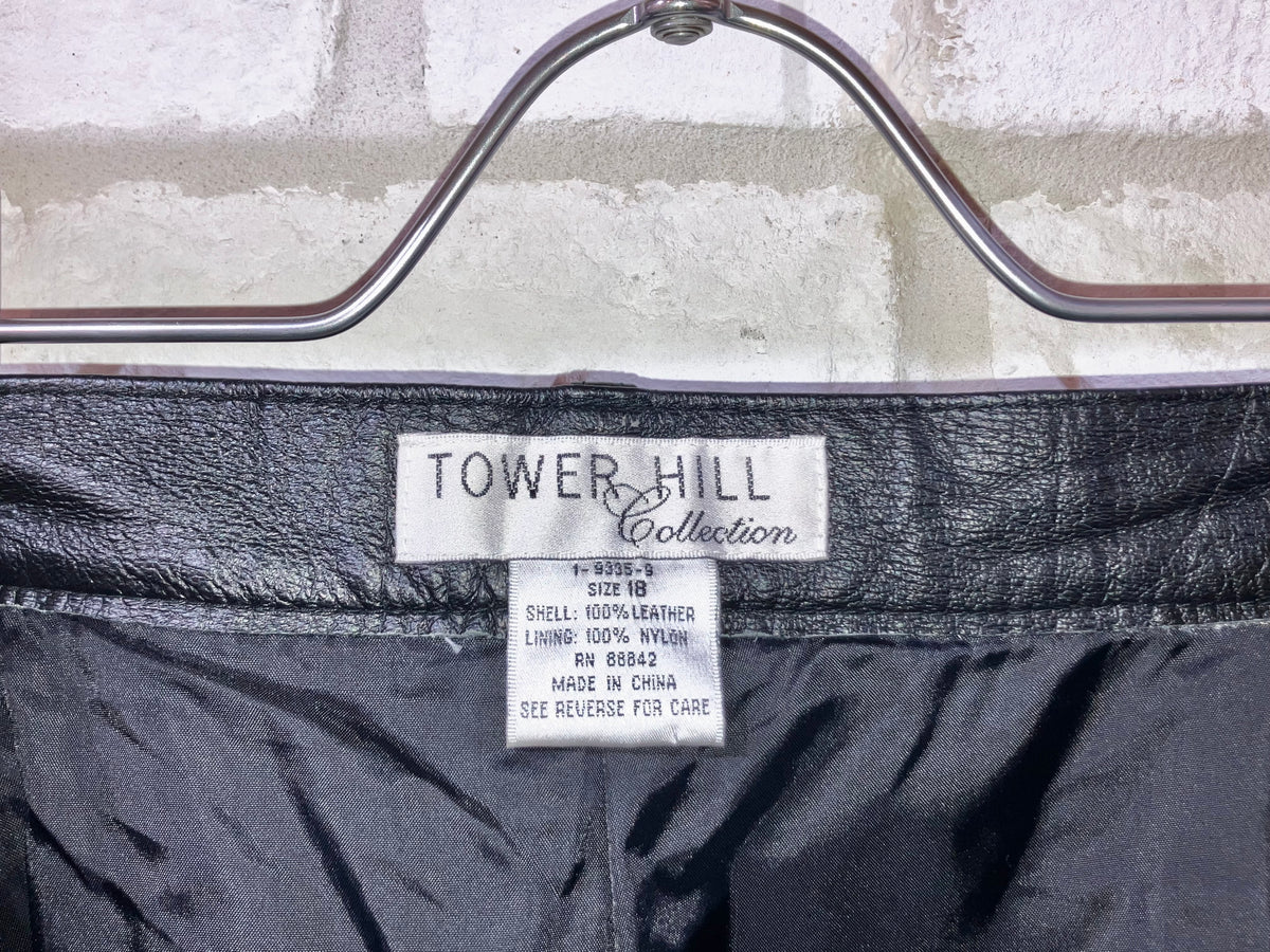 Old 5pocket Leather Pants