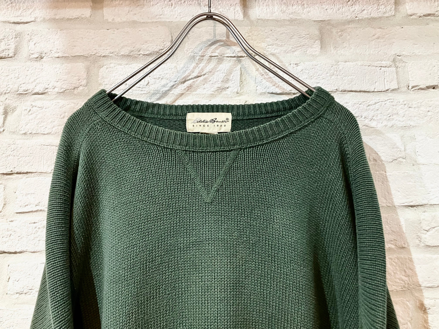 "Eddie Bauer" Old Cotton Knit