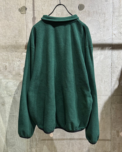 Old Adidas Forest Green Fleece Jacket