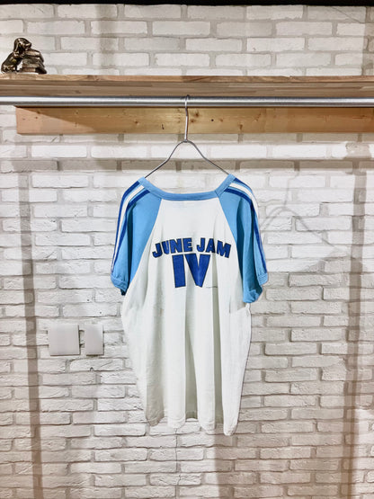 Vintage Printed Raglan Tee