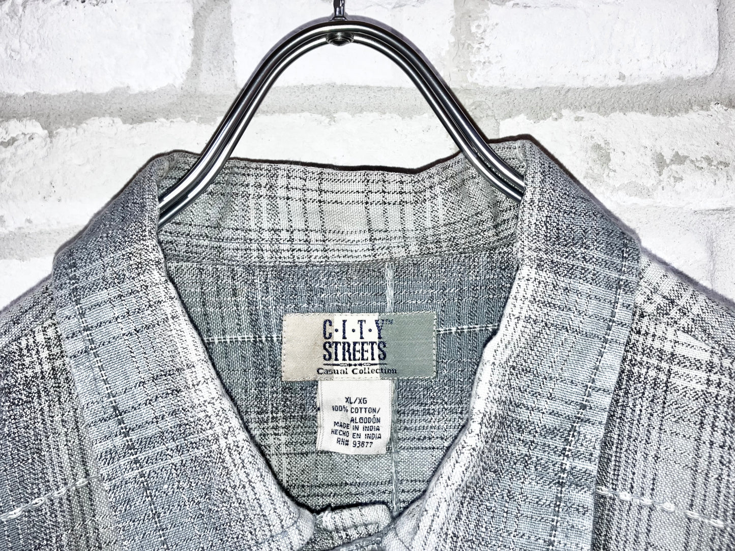 "CITY STREETS" Old Design Check Shirt