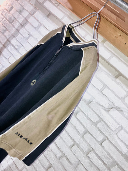"AIRWALK" Old Design Half Zip Tops