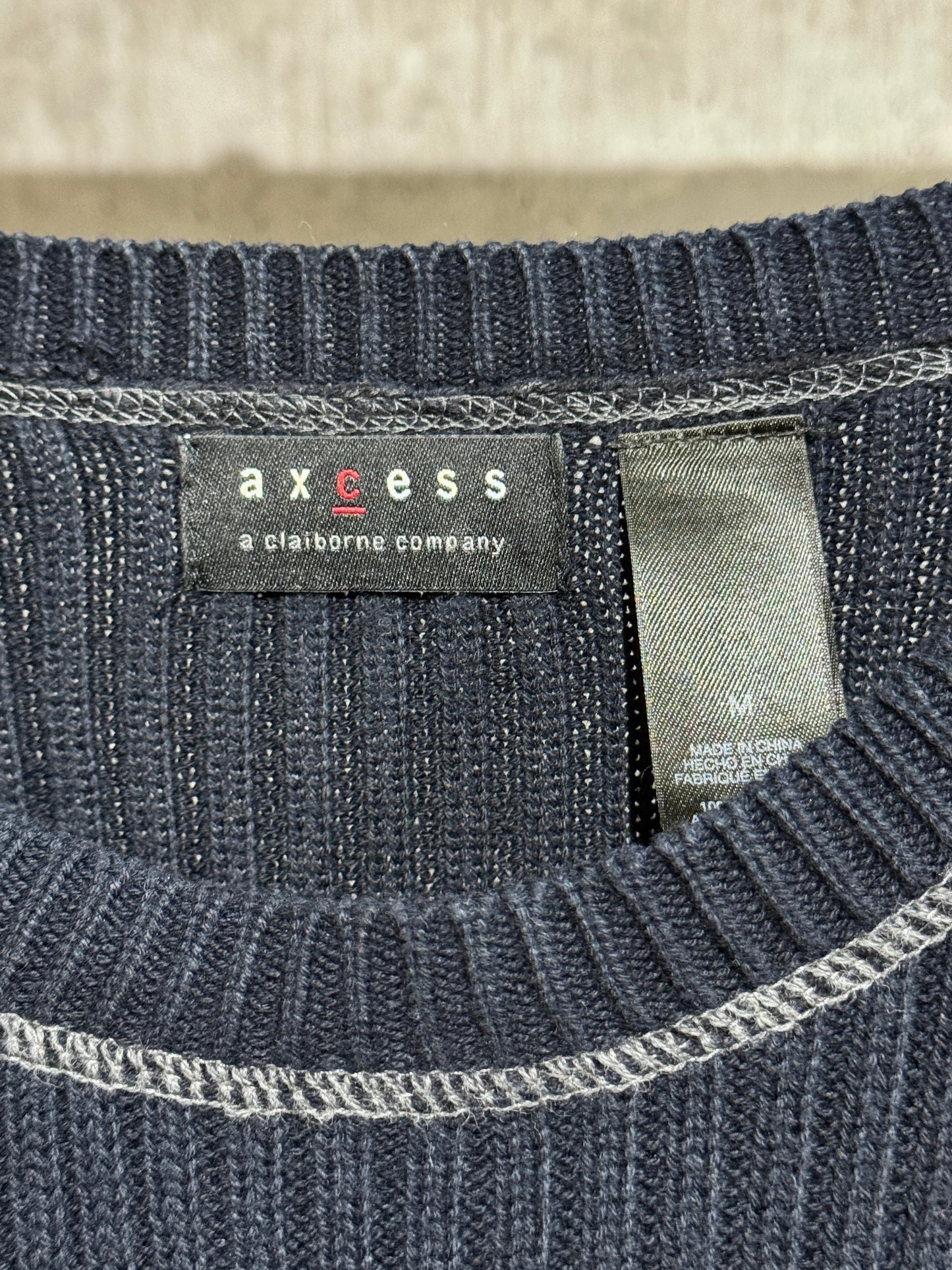 00s Axess Stitch Design Sweater