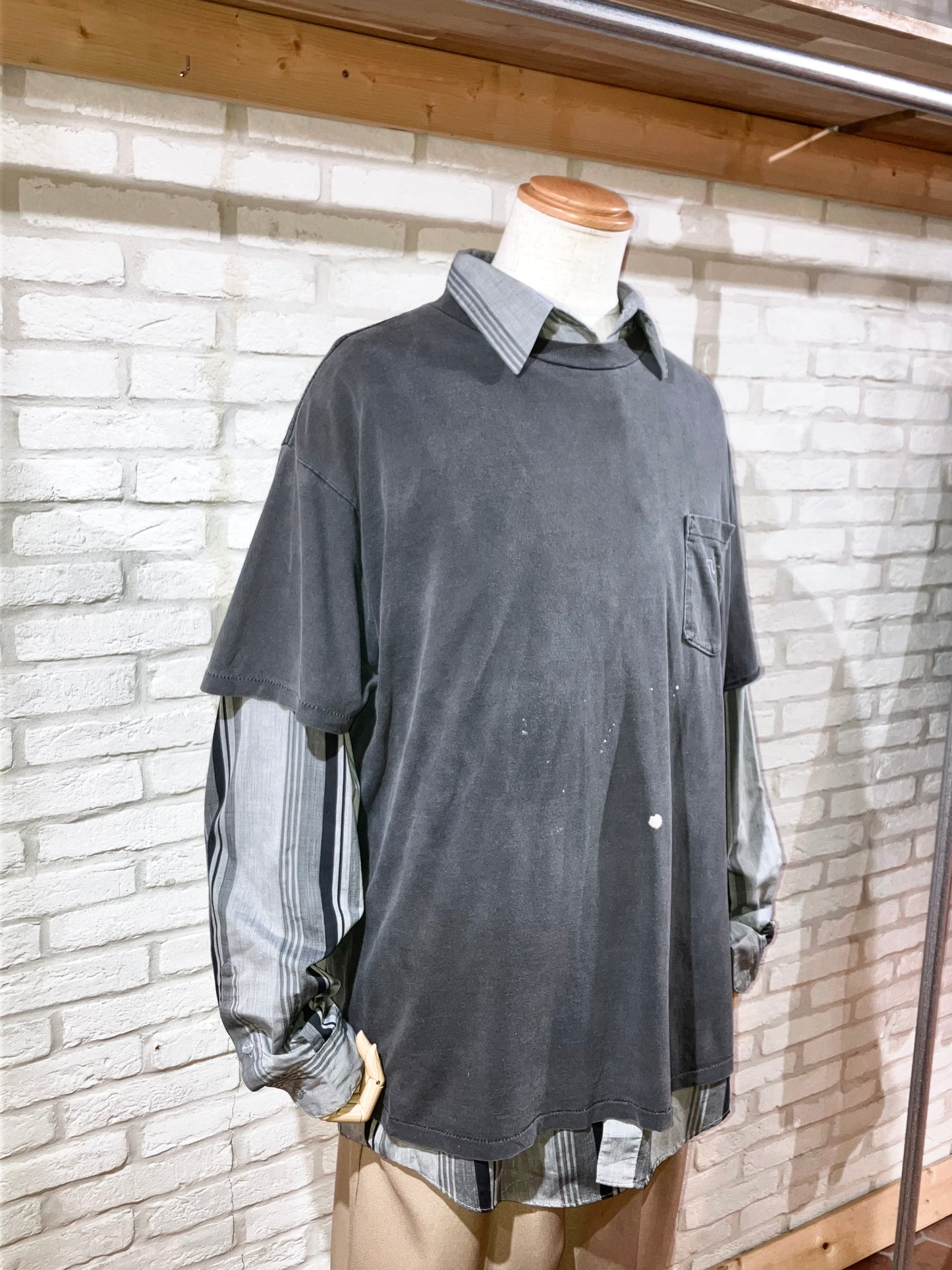 Old Oversized Stripe Shirt